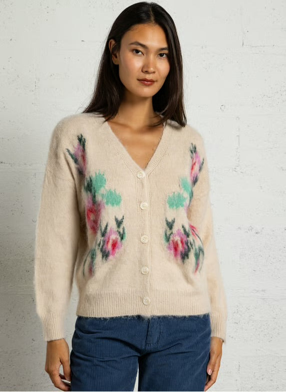 Kamron Straight V-Neck Cardigan