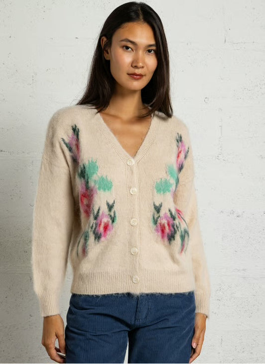 Kamron Straight V-Neck Cardigan