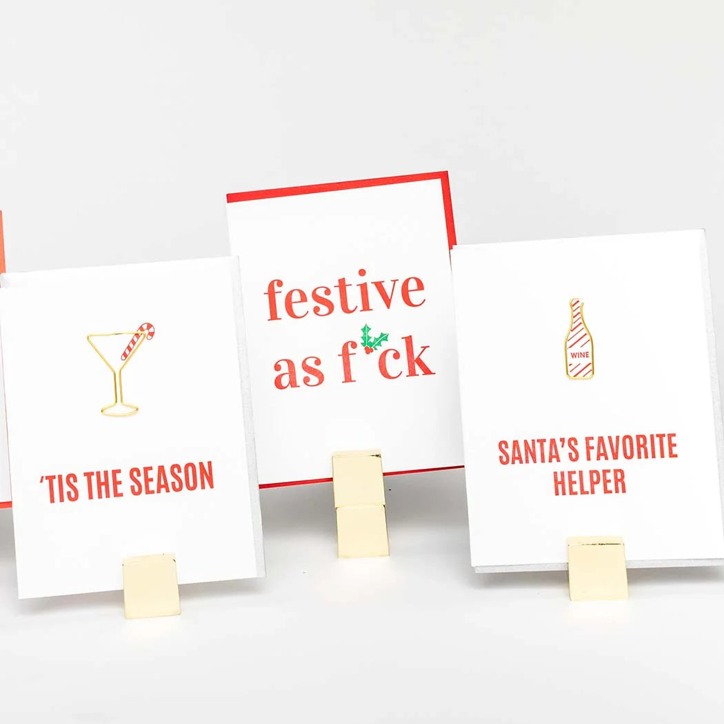 Santa's Favorite Helper - Paper Clip Card