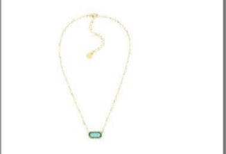 Turquoise Crystal Necklace