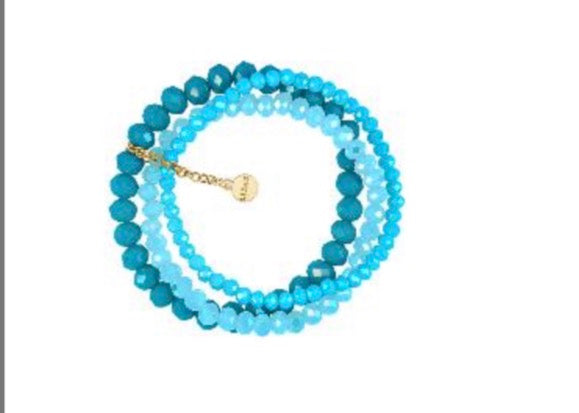 Ville Aqua Bracelet Set of 3