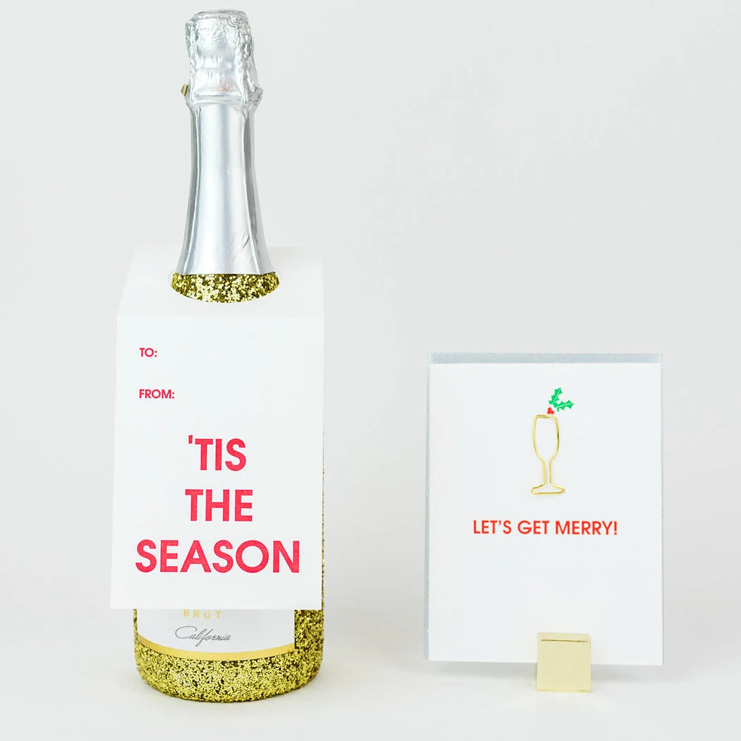 Let's Get Merry - Paper Clip Card