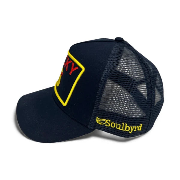 Lucky Duck Trucker Hat - Indigo