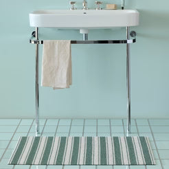 Chilewich Boardwalk Stripe Shag Mats - Seaside