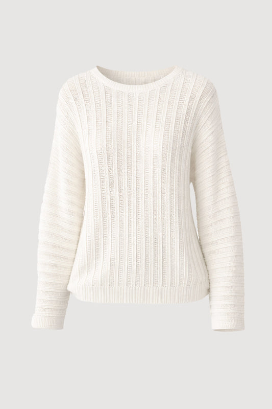 Matteo Open-Knit Cotton Sweater