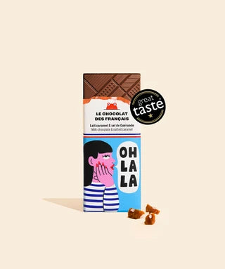 Oh La La Organic Milk Chocolate with Salted Caramel – 25g