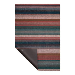 Chilewich doormat Pleat Stripe Shag Mats - Raspberry