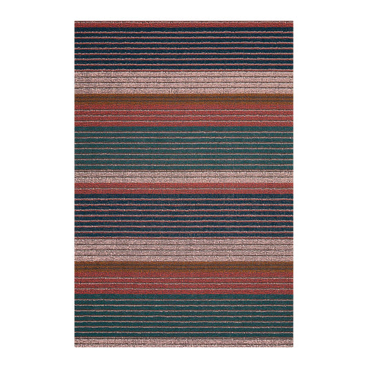 Chilewich doormat Pleat Stripe Shag Mats - Raspberry