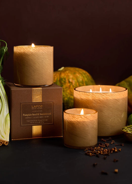 Pumpkin Seed & Sandalwood Candle - Signature 15.5 oz