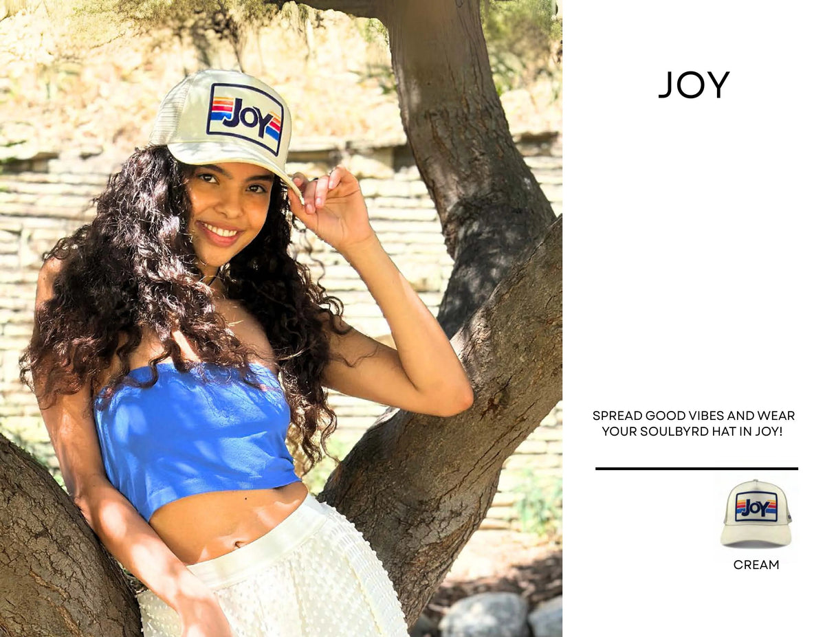 Joy Trucker Hat - Cream