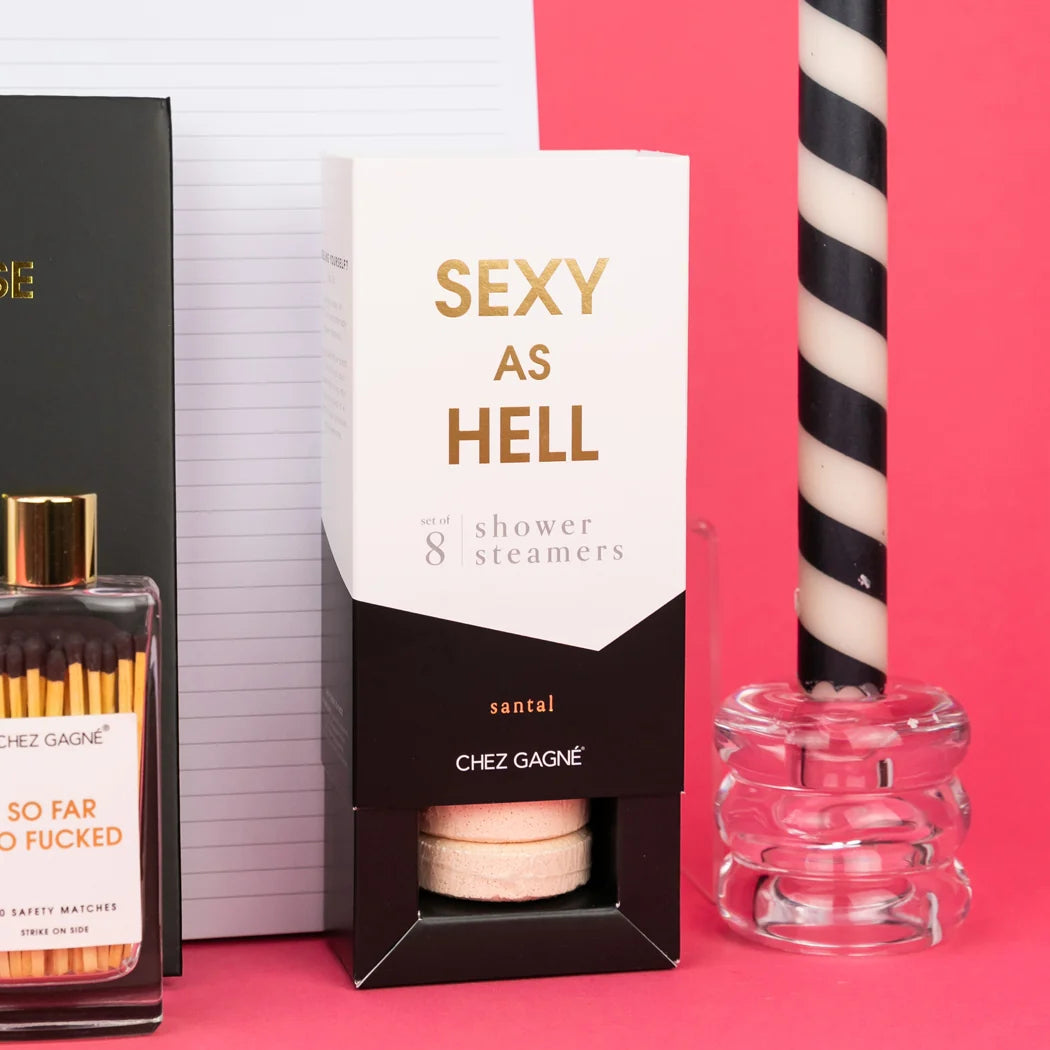 Sexy As Hell - Santal Shower Steamers Set