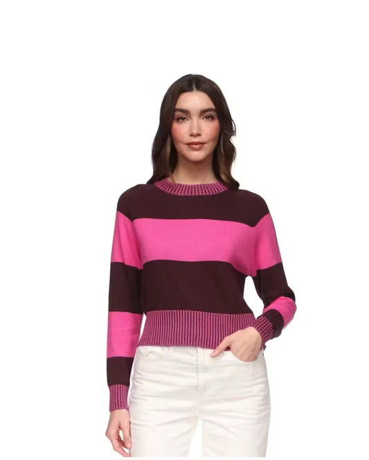 Betty Stripe Crew - Cocoa