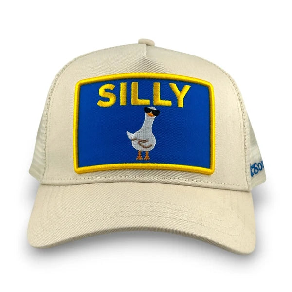 Silly Goose Trucker Hat - Cream