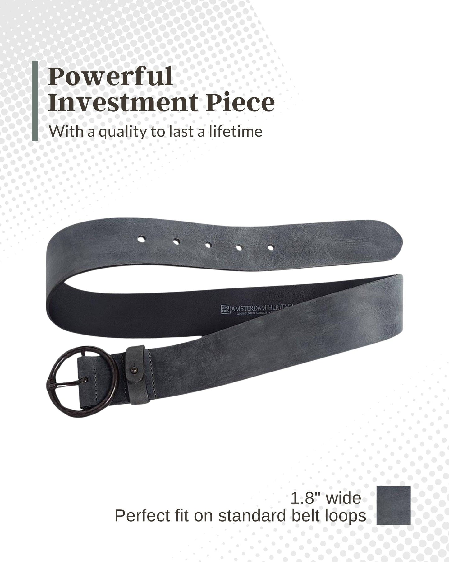 Pip | Vintage Full-Grain Leather Belt for Women