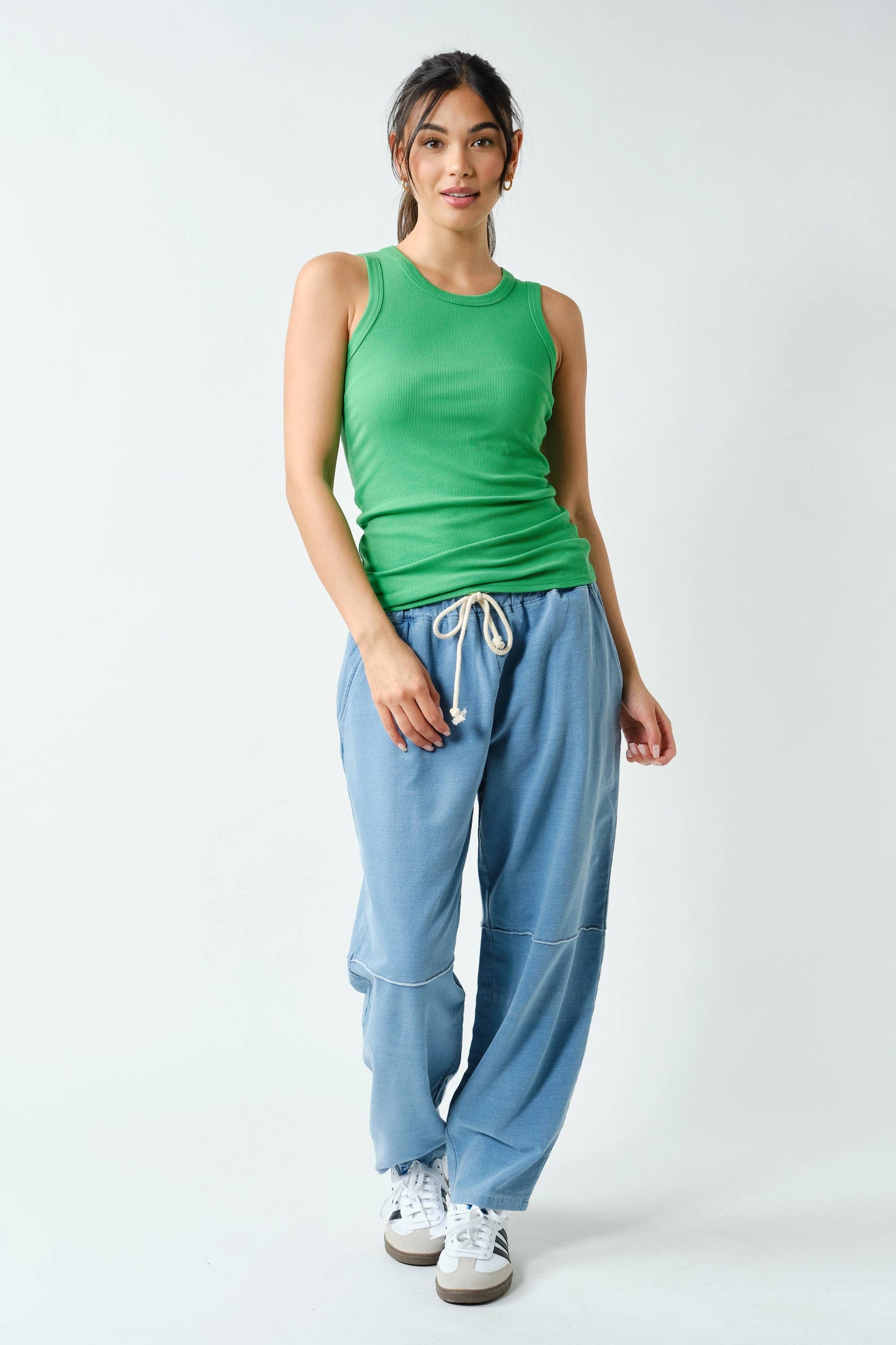Essential Micro-Ribbed Athleisure Tank Top