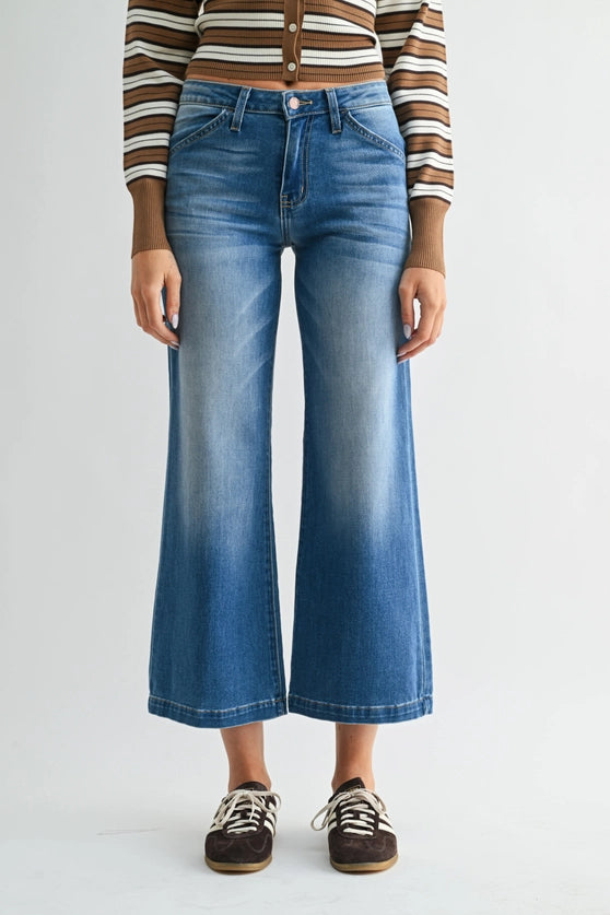 Genoa Slant Pocket Crop Jean