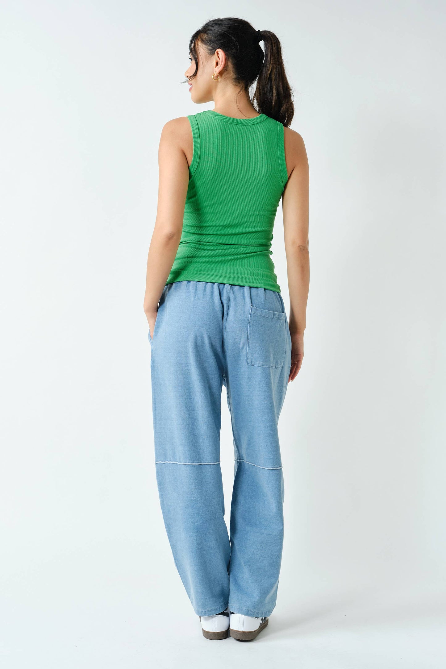 Essential Micro-Ribbed Athleisure Tank Top