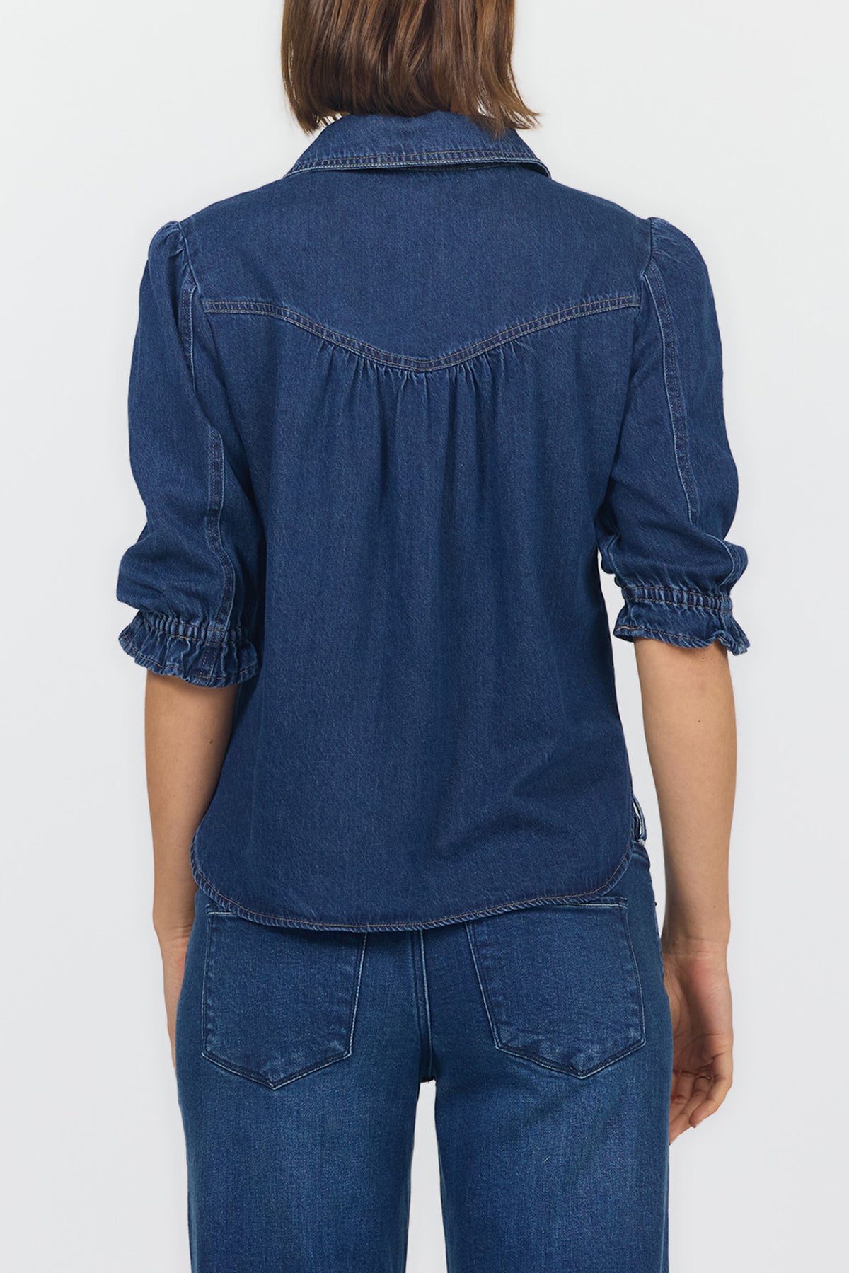 Antonia Blouse - Dark Cobalt