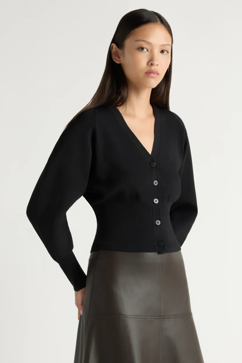 Carson Button-Front Cardigan