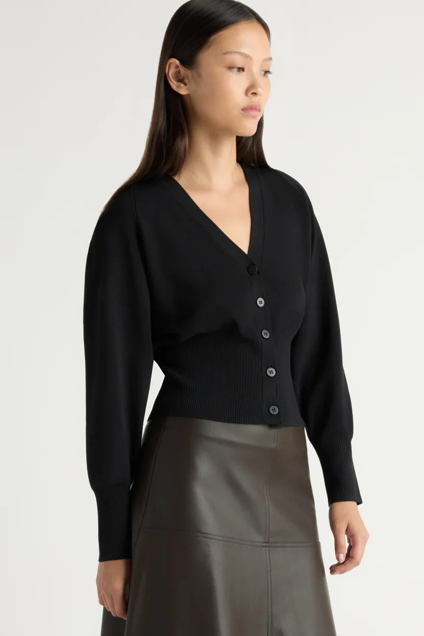 Carson Button-Front Cardigan