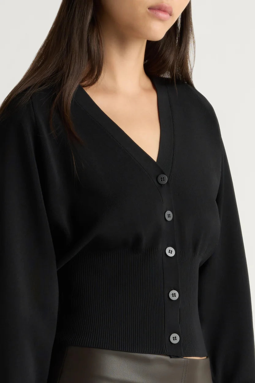 Carson Button-Front Cardigan