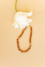 Casa Clara Cosmic necklace terracotta