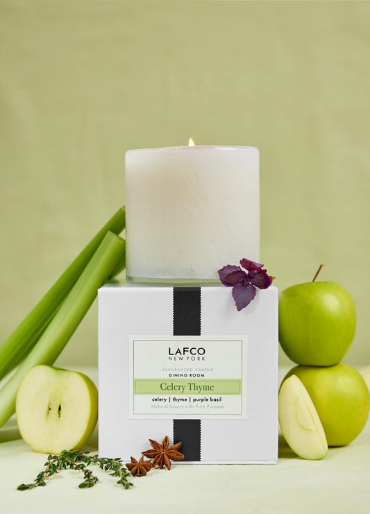 15.5oz Celery Thyme Signature Candle - Dining Room