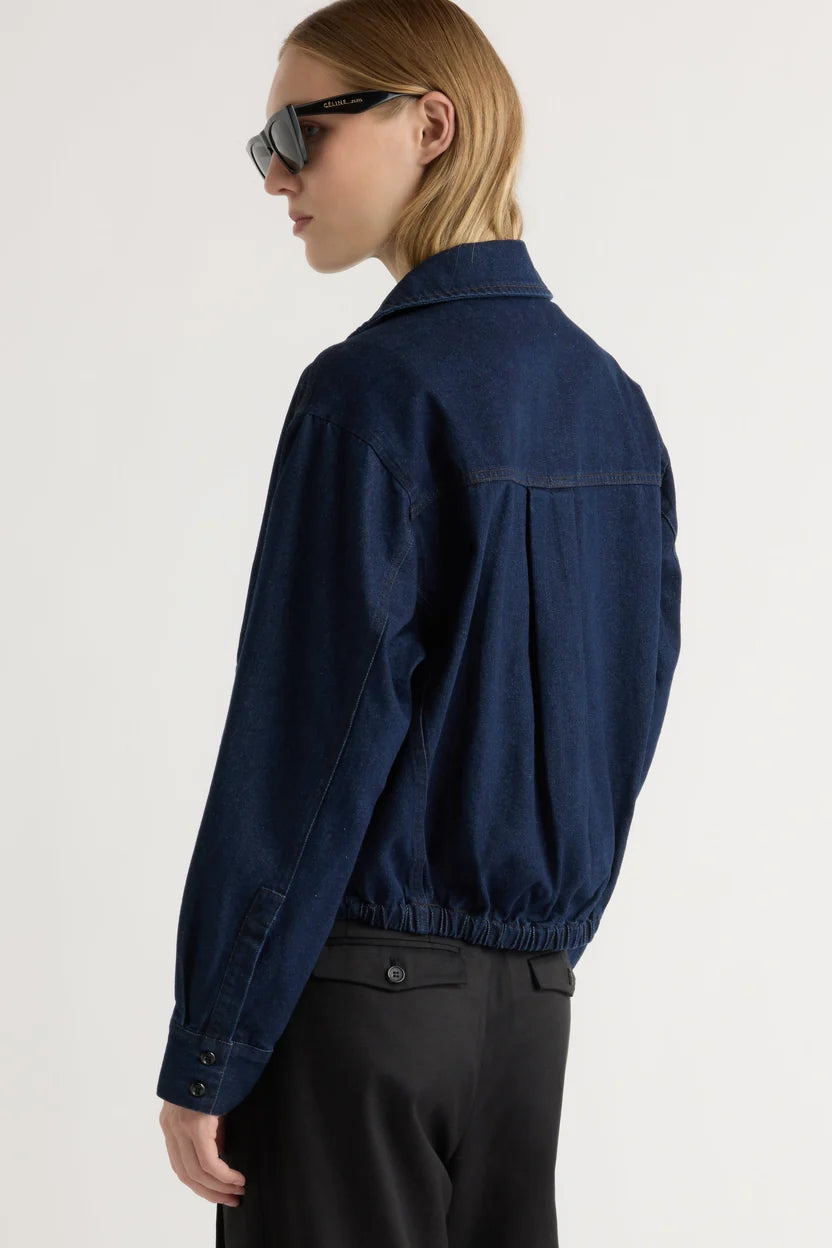 Cooper Denim Bomber Jacket