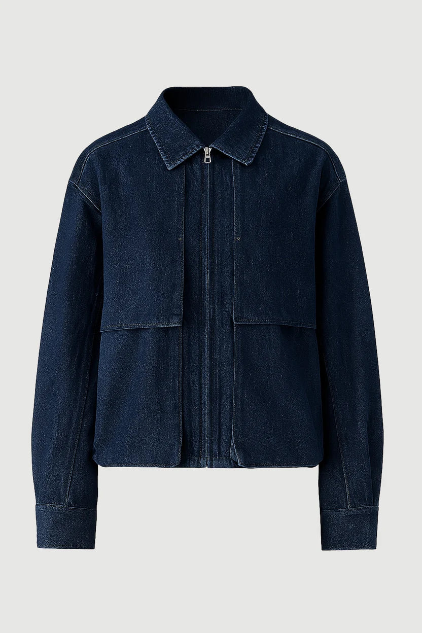 Cooper Denim Bomber Jacket