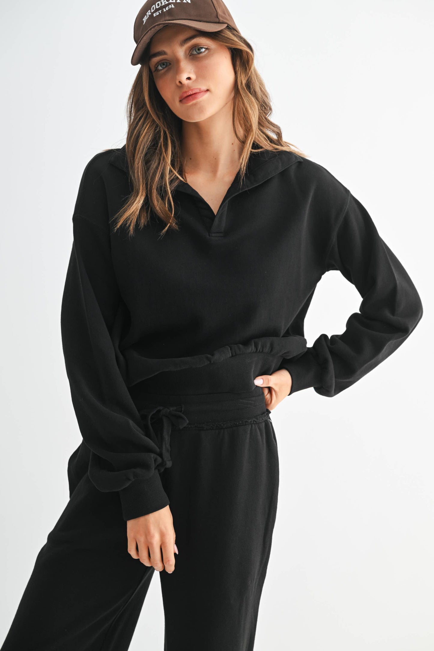 Lounge Layer Long Sleeve Collared Shirt