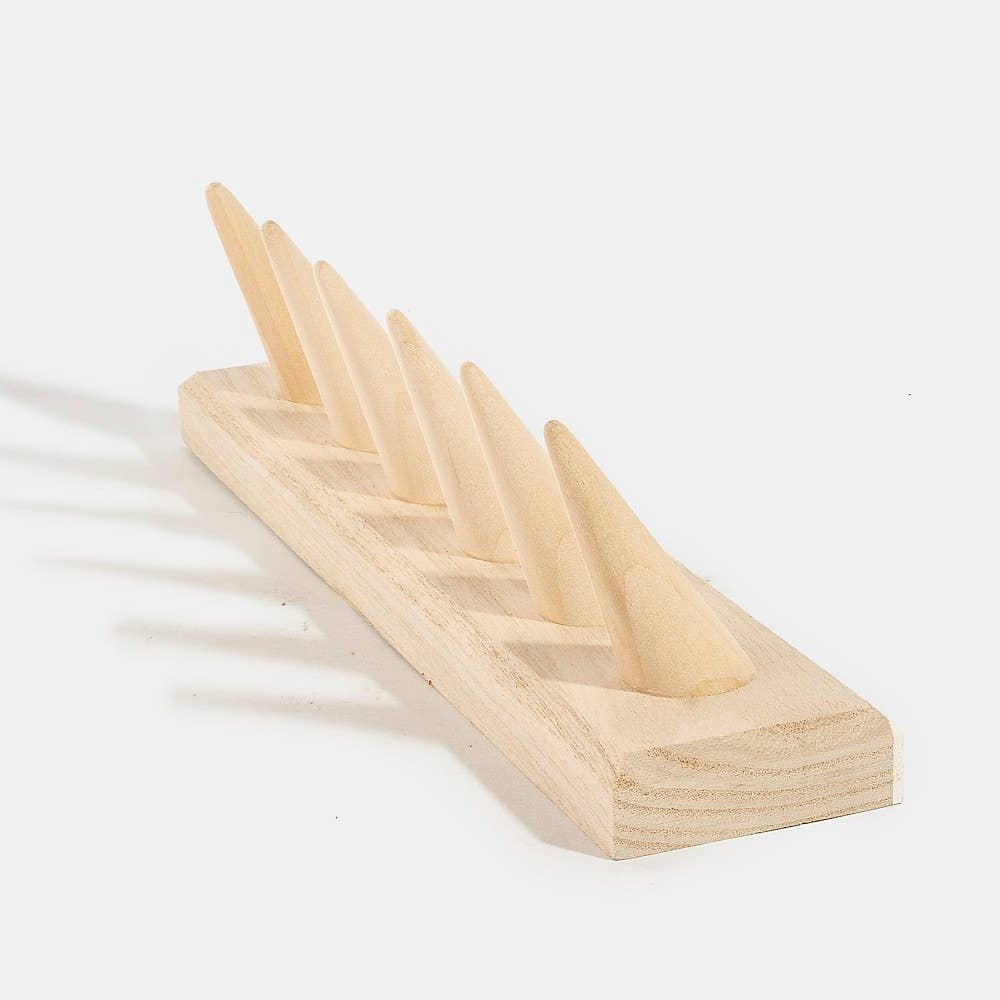 Wooden Ring Mount Display