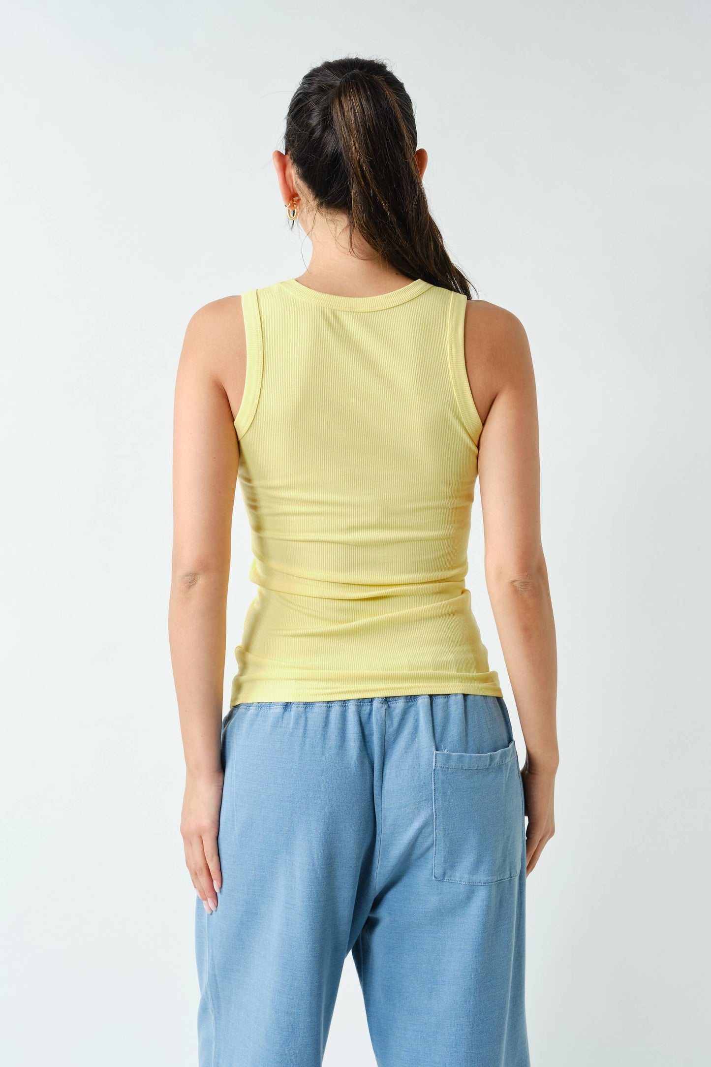 Essential Micro-Ribbed Athleisure Tank Top