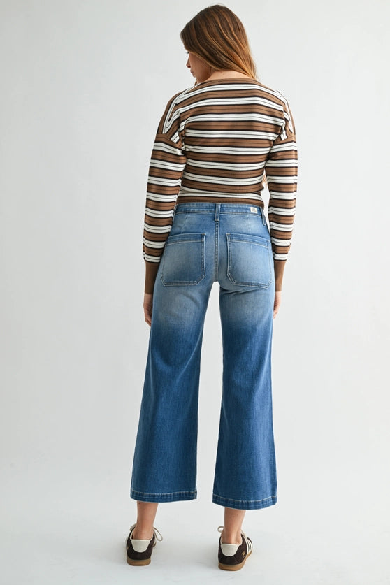 Genoa Slant Pocket Crop Jean