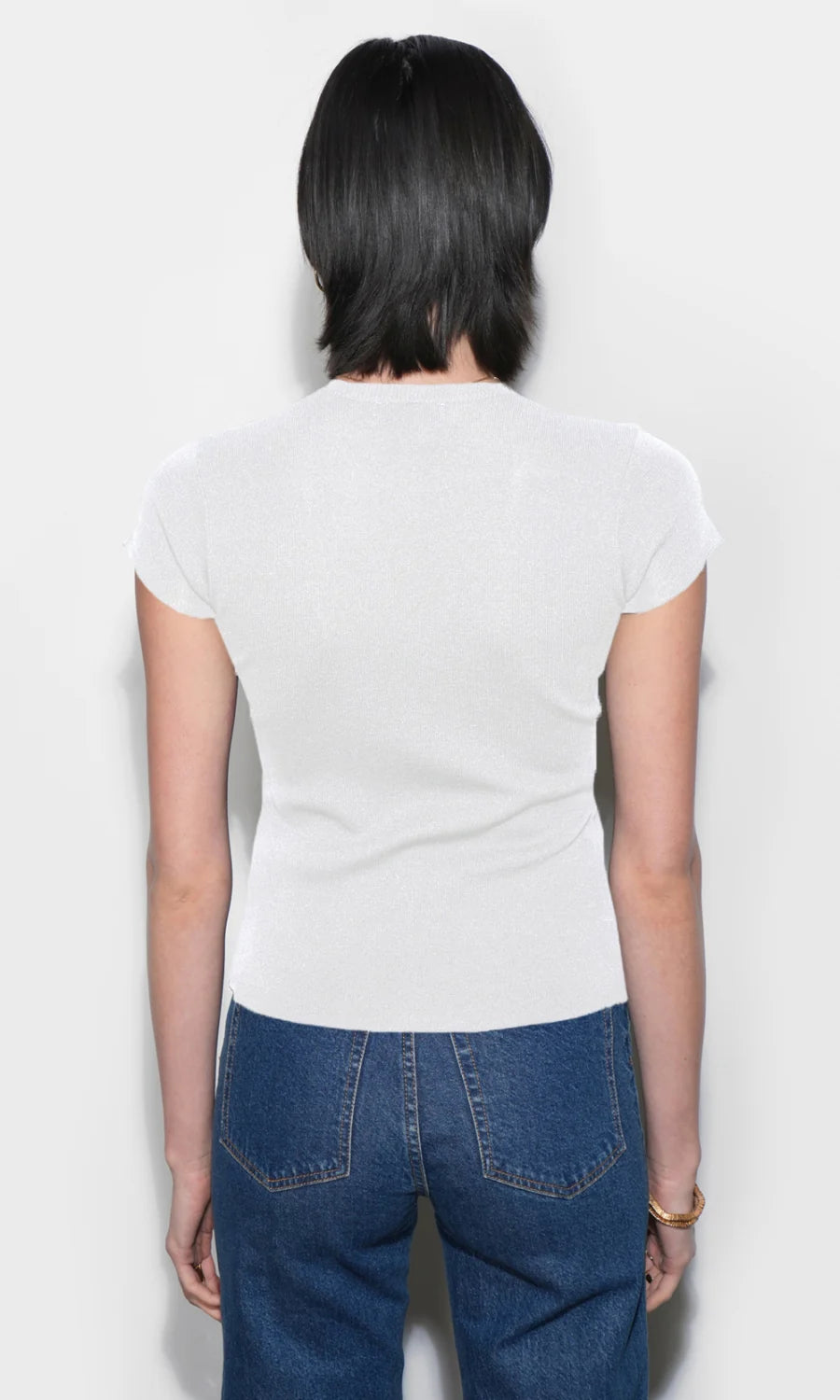 Vera Crew Neck Button Detailed Knit Top