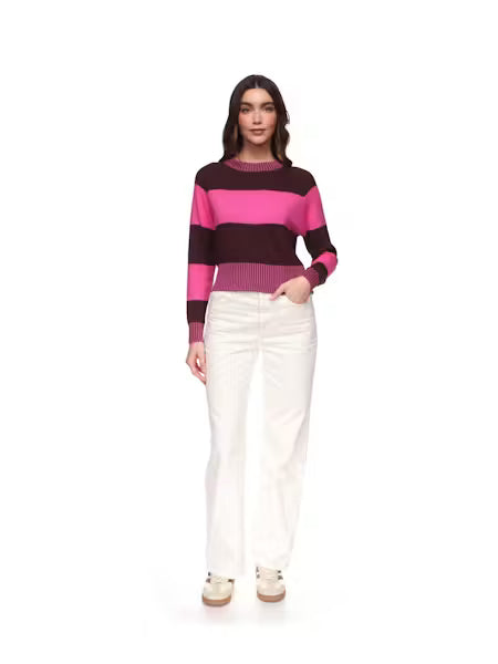 Betty Stripe Crew - Cocoa