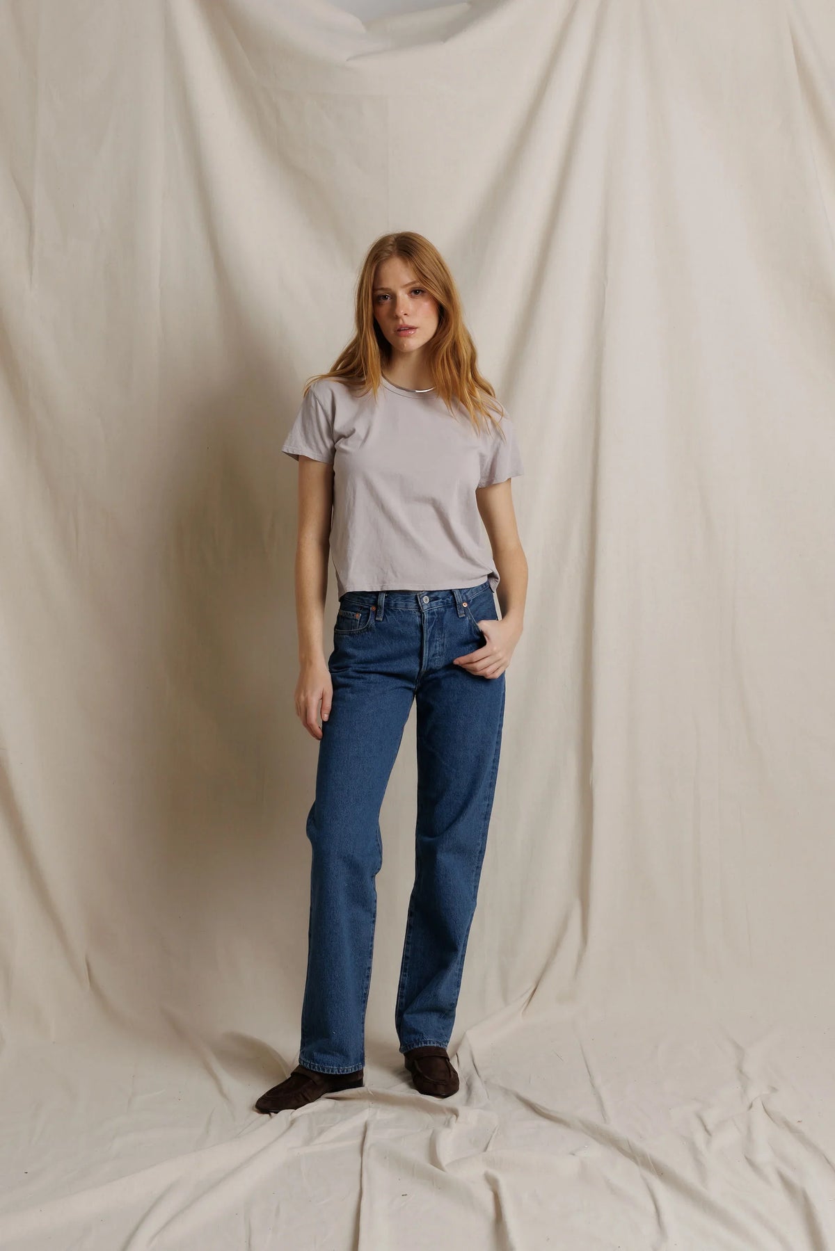 Harley Cotton SS Boxy Crew Tee