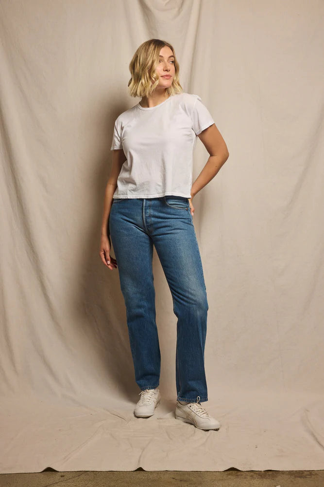 Cotton SS Boxy Crew Tee