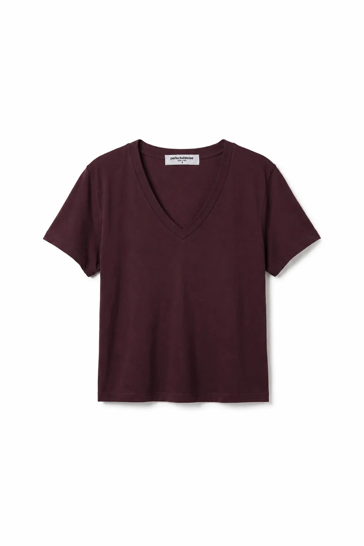Hendrix Cotton SS Boxy V Neck Tee