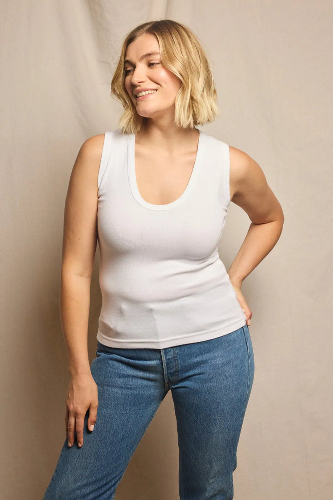 Luxe Rib U Neck Tank