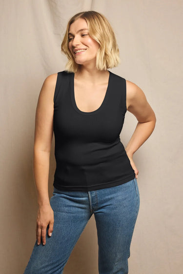 Luxe Rib U Neck Tank