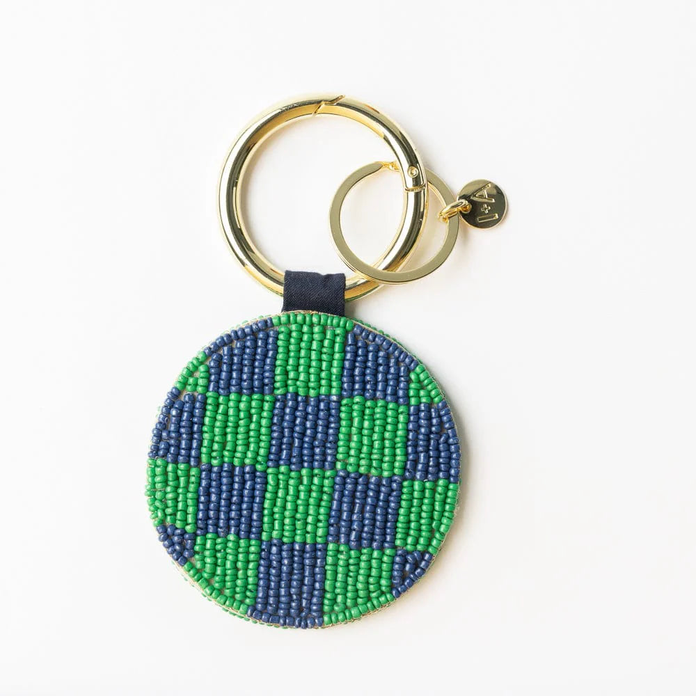 Kelsey cherries seed bead bag accessory key ring r