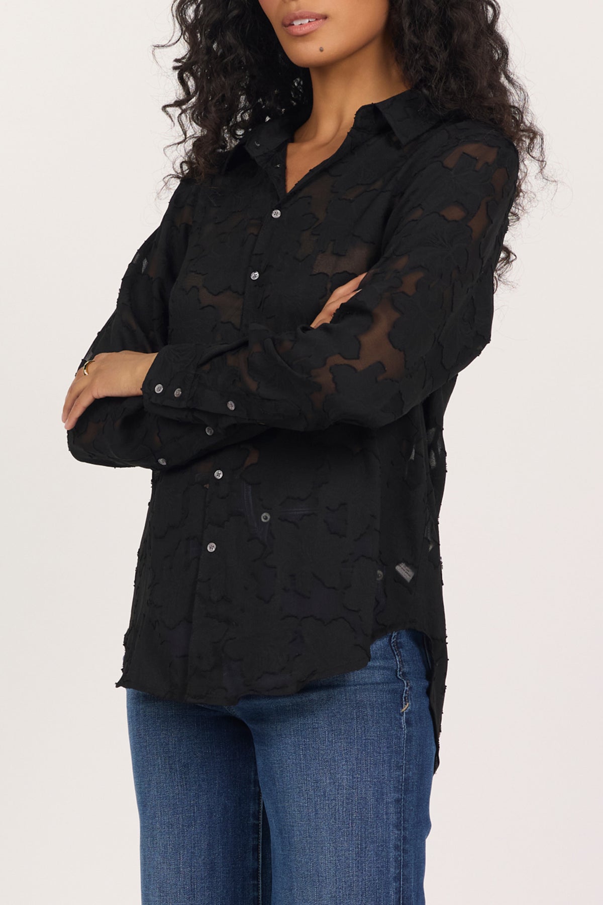 The Lolita Floral Button-Up