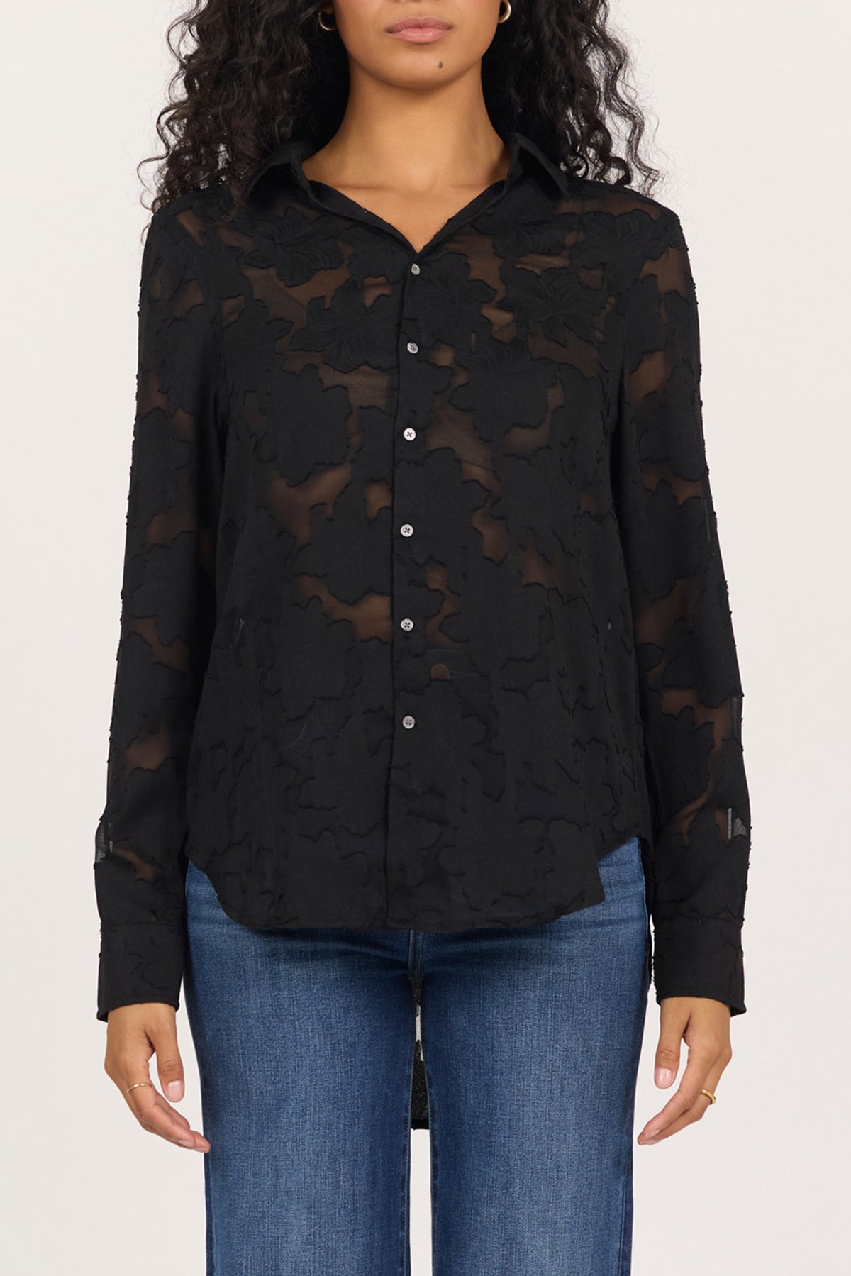 The Lolita Floral Button-Up