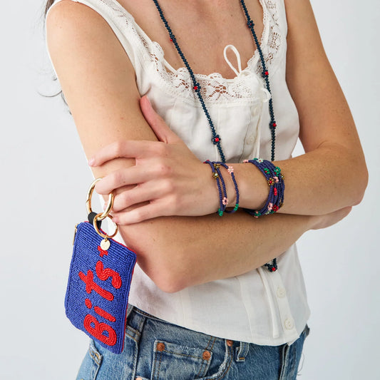 Mary Bits & Bobs Beaded Coin Purse