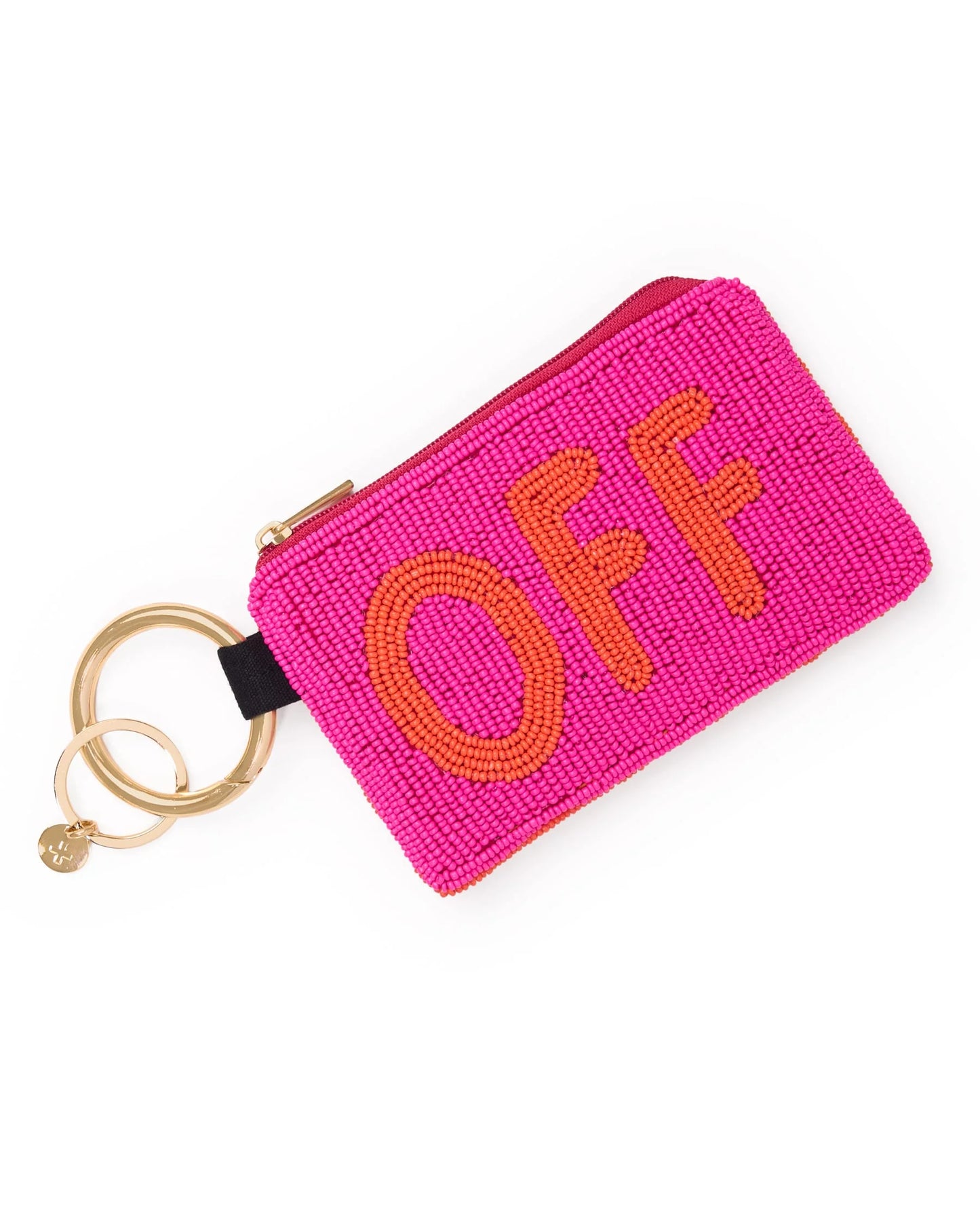 Mary Hands Off Beaded Coin Purse