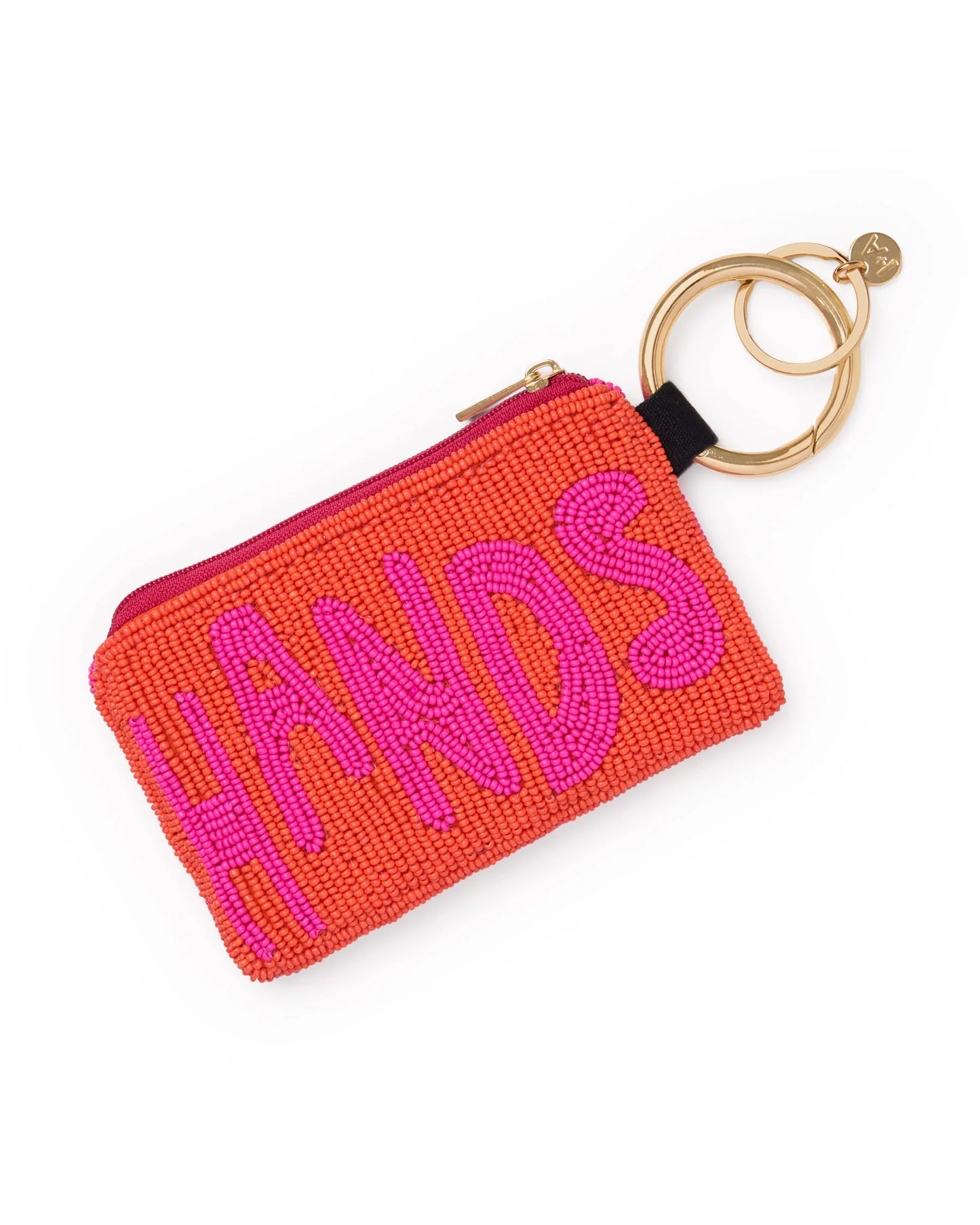 Mary Hands Off Beaded Coin Purse