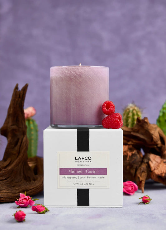 15.5oz Midnight Cactus Candle - Desert House