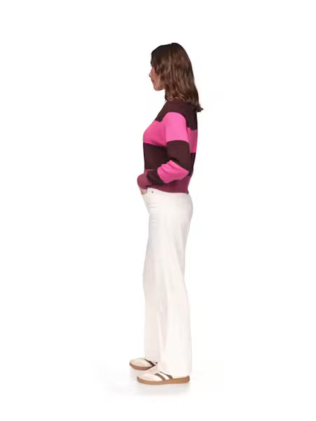 Betty Stripe Crew - Cocoa