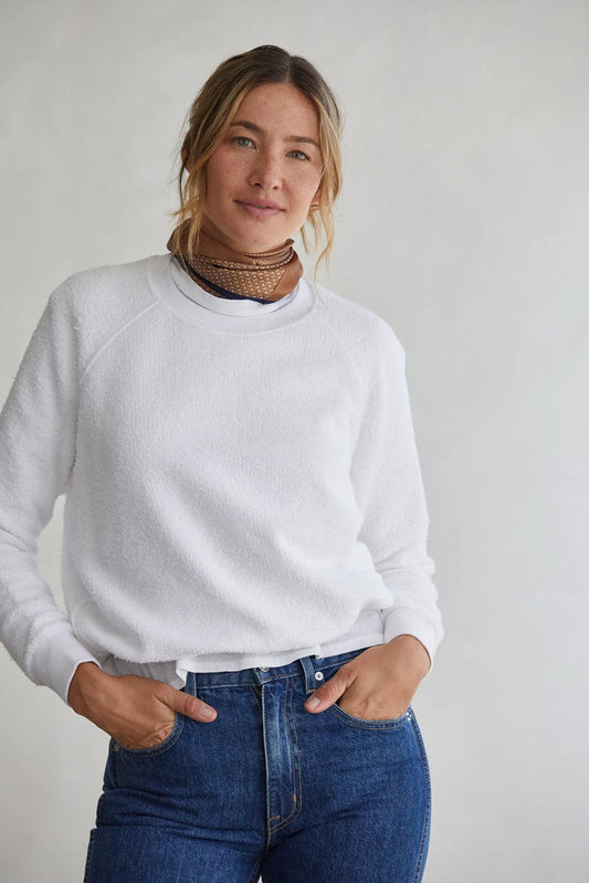 Reverse Fleece LS Shrunken Crew