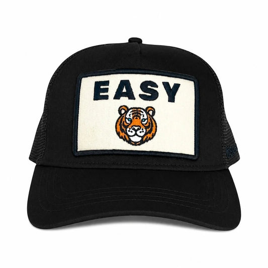 Easy Tiger Trucker Hat - Black